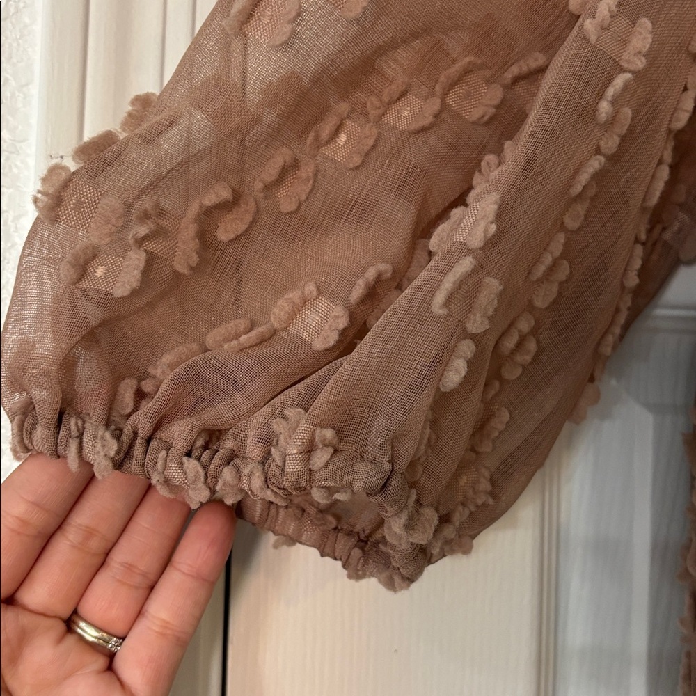 Just Female Lulu Blouse in Brownie Size 38 or Medium - Picture 5 of 8